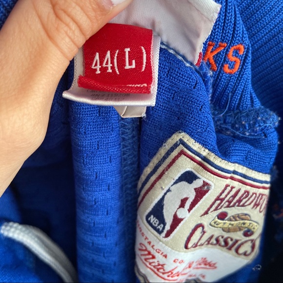 Mitchell & Ness 1996-97 NY Knicks Swingman Shorts - Picture 6 of 8